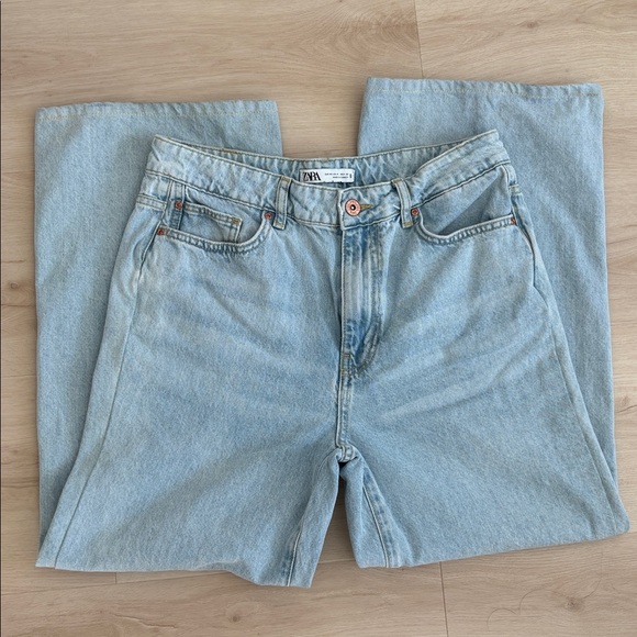 Zara Denim - Zara Light Blue Wide Leg Jeans
